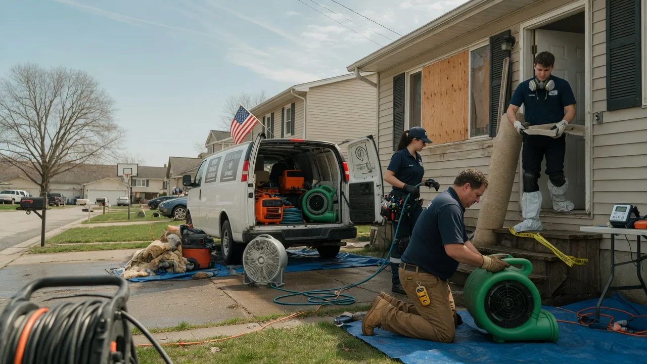 Water Damage Restoration in Wellston, OK near me